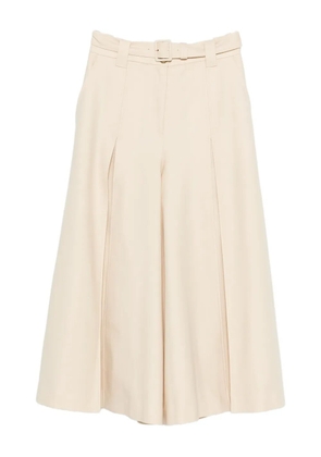 ZIMMERMANN Hypnotic pleated wide-leg trousers - Neutrals
