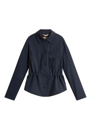 Woolrich drawstring overshirt - Blue