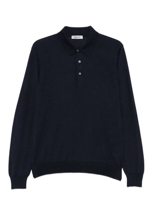 GIUUNO long-sleeve polo shirt - Blue