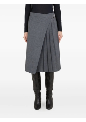 True Royal pleated wrap skirt - Grey