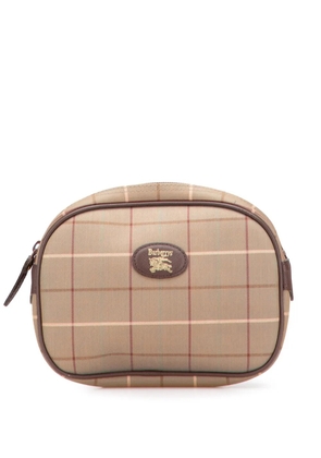 Burberry Pre-Owned 20th Century Vintage Check Canvas clutch bag - Brown