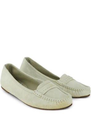 Loro Piana Pre-Owned suede loafers - Neutrals