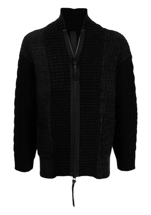 The Viridi-Anne chunky-knit zip-up cardigan - Blue