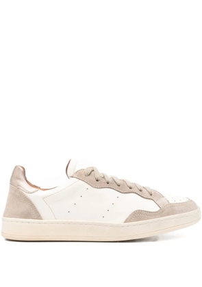 ELIA MAURIZI Gilda leather-panel sneakers - Neutrals