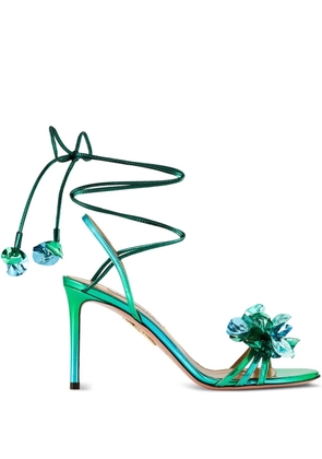 Aquazzura 85mm Summer Sun sandals - Green