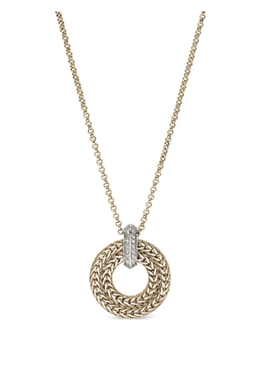 John Hardy 14K yellow gold Icon Link diamond pendant necklace