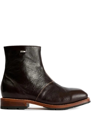 OUR LEGACY Engine zip boots - Brown