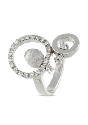 NANIS 18K white gold diamond ring - Silver