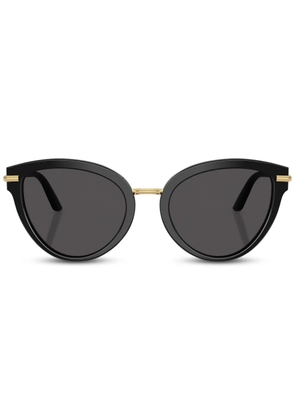Dolce & Gabbana Eyewear logo-engraved sunglasses - Black
