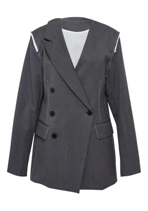 MMAM Origami double-breasted blazer - Grey