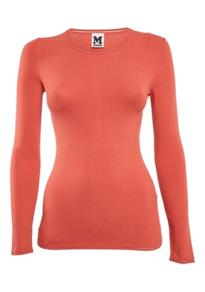 Missoni Pre-Owned ribbed long-sleeved top - Pink