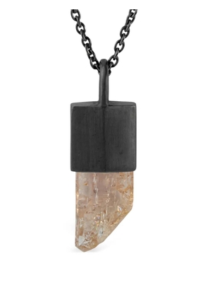 Parts of Four talisman oxidised necklace - Black