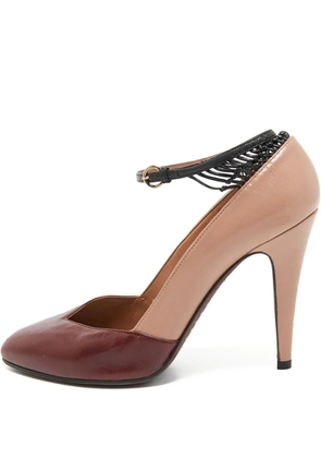 Valentino Garavani Pre-Owned 105mm leather heeled pumps - Red