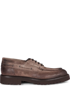 Doucal's lace-up derby shoes - Brown