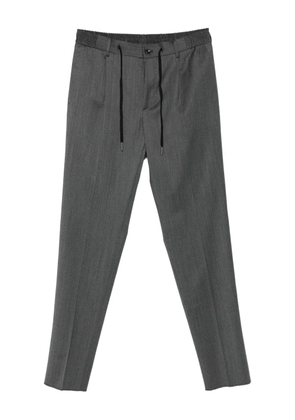 Tagliatore drawstring trousers - Grey