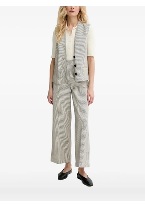 Sessùn striped buttoned waistcoat - Neutrals