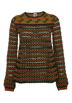 Missoni Pre-Owned intarsia-pattern knit top - Black