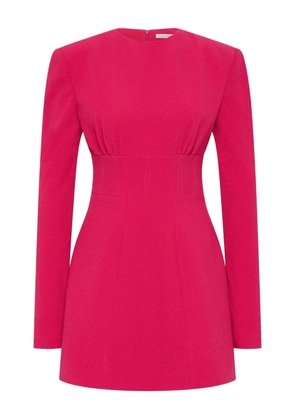 Rachel Gilbert Dover padded-shoulder mini dress - Pink