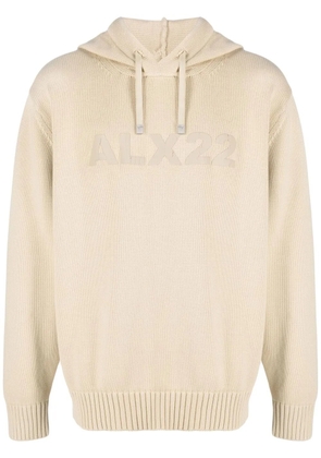 1017 ALYX 9SM logo-print hoodie - Neutrals
