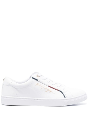 Tommy Hilfiger logo-print low-top sneakers - White