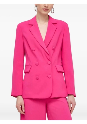 Silvian Heach double-breasted button blazer - Pink