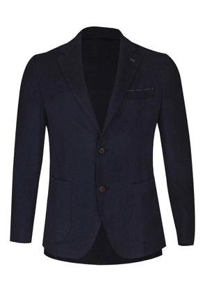 Eleventy single-breasted patch-pocket blazer - Blue