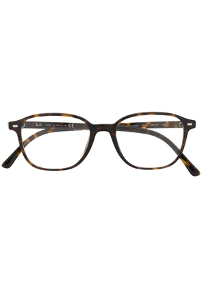 Ray-Ban Leonard square frame glasses - Brown