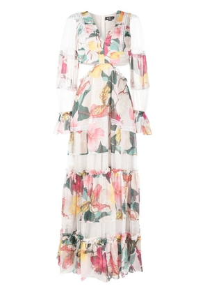 PatBO Hibiscus cut-out maxi dress - Pink