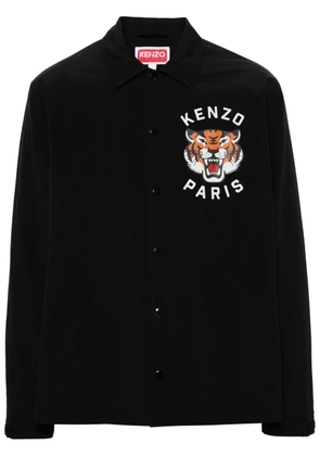 Kenzo tiger-print water-repellent jacket - Black