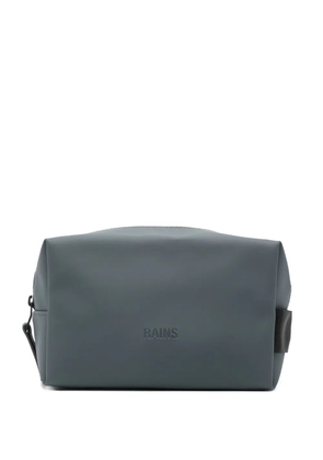 Rains zip-top wash bag - Blue