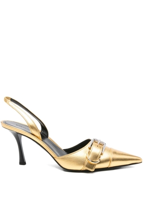 Givenchy Pre-Owned 75mm Voyou slingback pumps - Gold