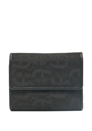 Aigner Vintage monogram-pattern wallet - Black