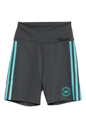 adidas three-stripes logo shorts - Grey