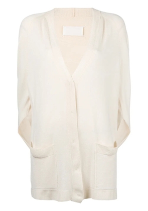 Maison Martin Margiela Pre-Owned 2007 cape-sleeve cardigan - Neutrals
