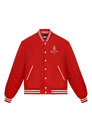 Sporty & Rich Vendome embroidered varsity jacket