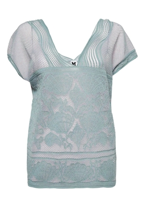 Missoni Pre-Owned V-neck top - Blue