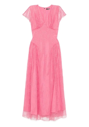 ROTATE BIRGER CHRISTENSEN lace maxi dress - Pink