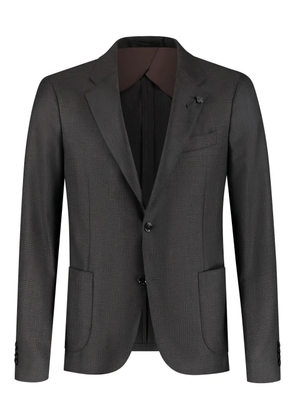 Lardini check-pattern blazer - Grey