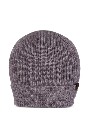 Maurizio Baldassari ribbed beanie - Grey