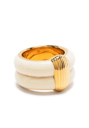 Aurelie Bidermann engraved-detail finger ring - Gold