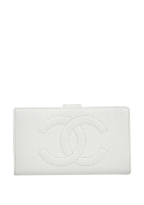 CHANEL Pre-Owned 1998 CC wallet - White