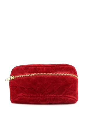 CHANEL Pre-Owned 1990s diamond-quilted belt bag - Red