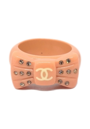 CHANEL Pre-Owned 2002 bow ring - Orange