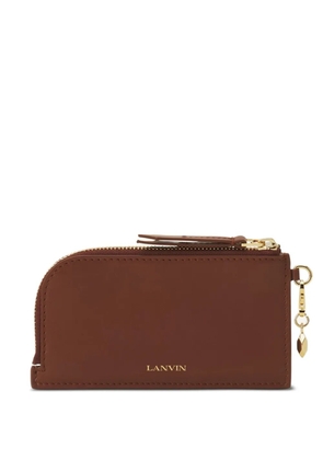 Lanvin zip-around leather wallet - Brown