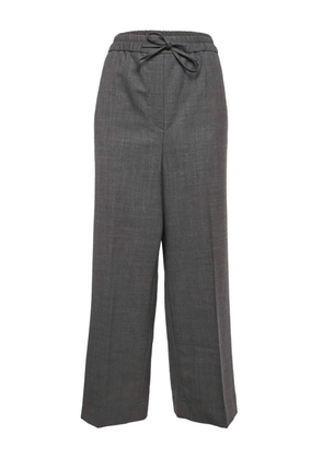 SANDRO drawstring-waist trousers - Grey