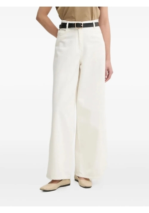 Sessùn high-waisted wide-leg jeans - White