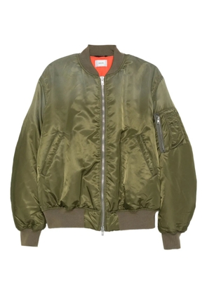 Haikure zip-front bomber jacket - Green