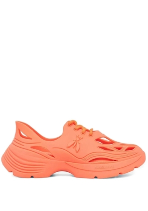 Patrizia Pepe Gummy Pepe lace-up sneakers - Orange