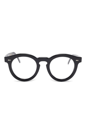 Family Affair The Smash round-frame clear-lens glasses - Black