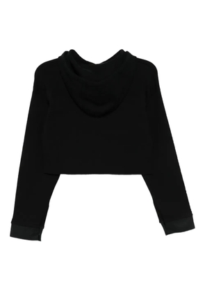 3.1 Phillip Lim hooded cropped top - Black